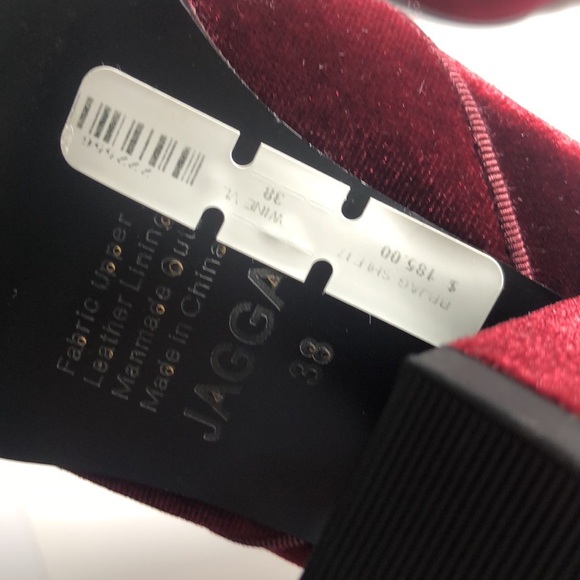 Velvet Burgundy Booties - Picture 10 of 10